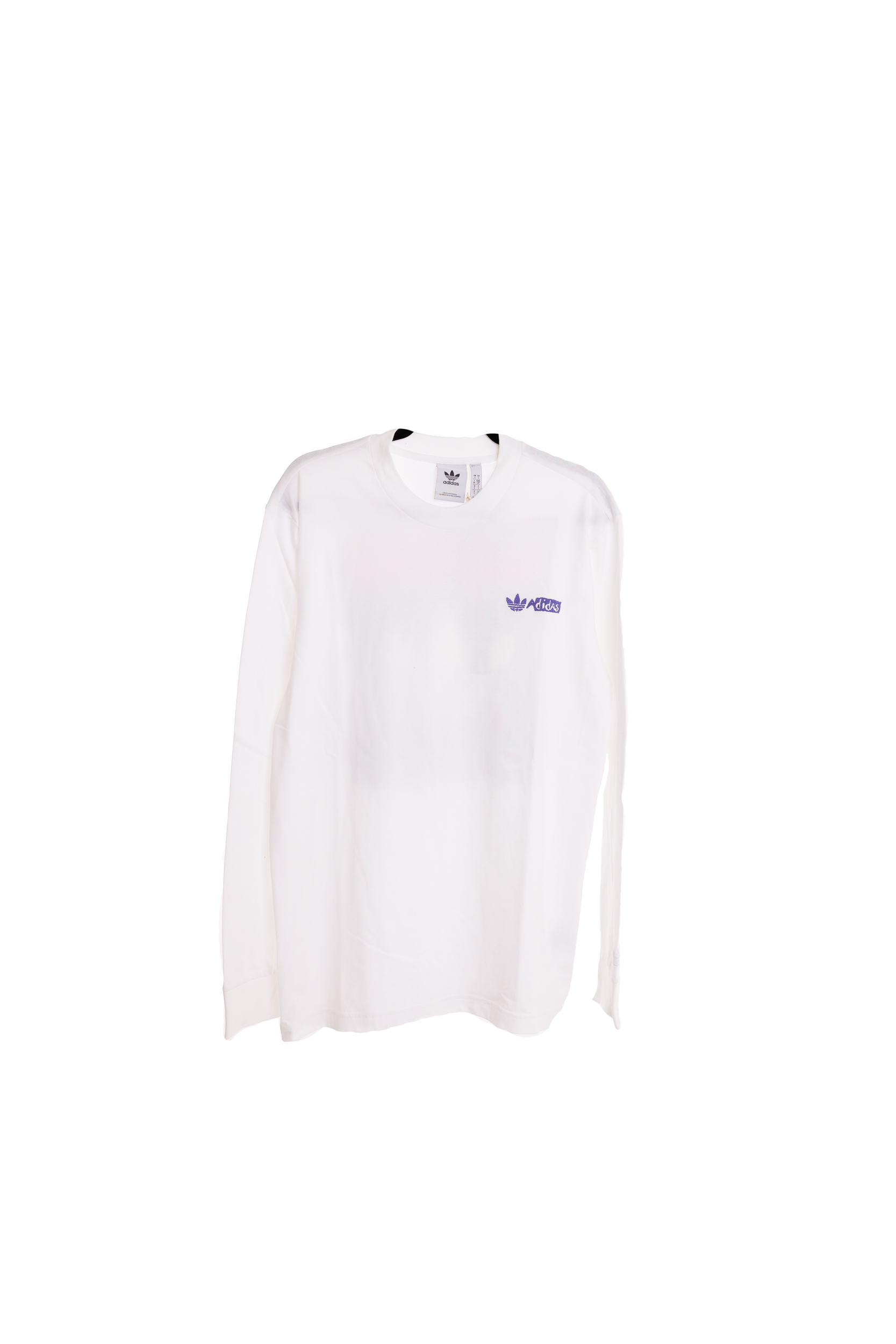 sin título-19 Remera Adidas Manga Larga Blanca Sin Cambio - Talle S - Imagen 1
