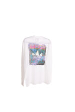 Remera Adidas Manga Larga Blanca Sin Cambio - Talle S - Imagen 2